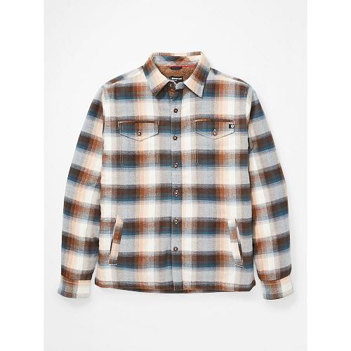 Marmot Ridgefield Clothes - Mens Shirts Brown CA1586390 Canada